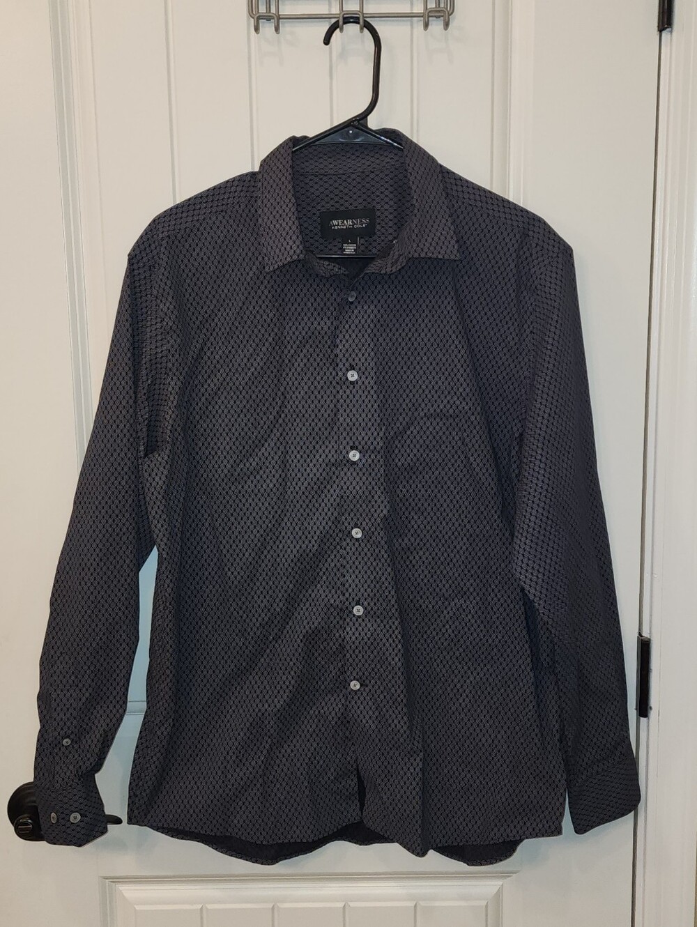 Kenneth Cole Men's Geometric Print Button-Down Shirt